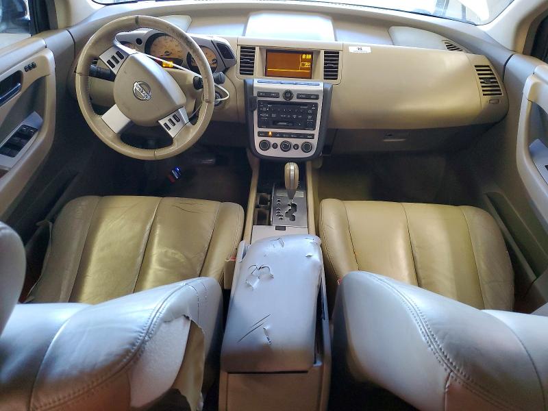 2004 Nissan Murano VIN JN8AZ08W84W343410 COPART salvage auction — REAR END, Wa - Vehicle Cert Of Ownership-Titl, sold $500 on 2026-07-31 (photo 8)