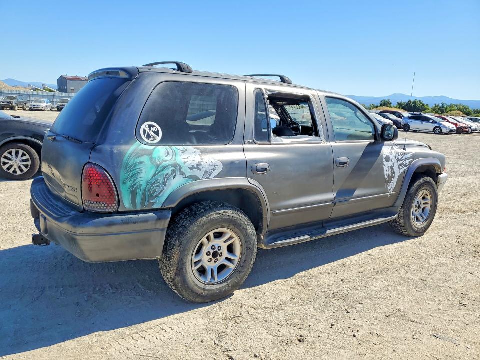2002 Dodge Durango VIN 1B4HS58Z22F165283 COPART salvage auction — SIDE, SC, sold $50 on 2026-07-10 (photo 3)