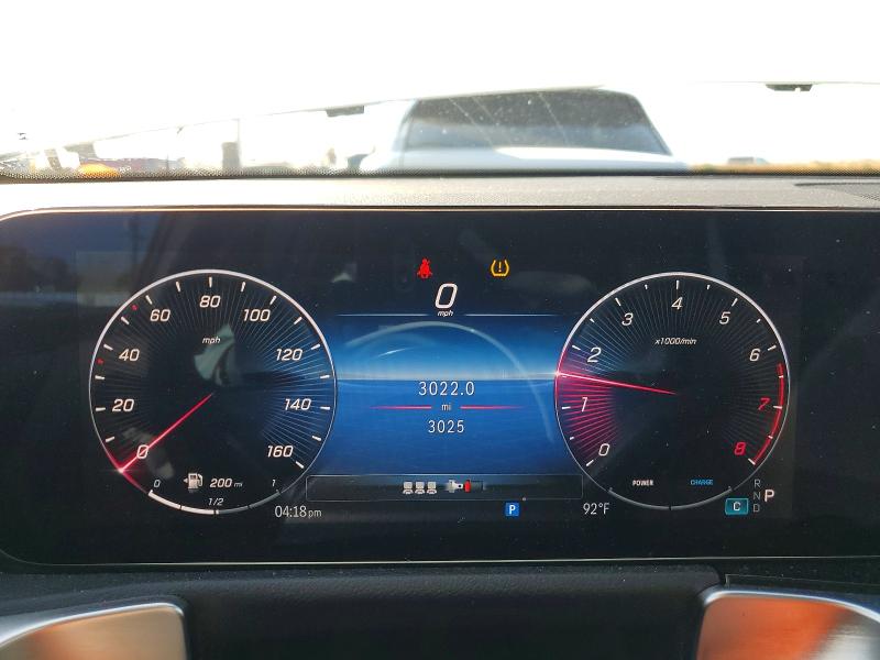 2025 Mercedes-benz Glb-class VIN W1N4M4GB7SW420481 COPART salvage auction — MINOR DENT/SCRATCHES, Ca - Dis/Dlr/Exp Only Clean Title, sold $31,250 on 2026-07-27 (photo 9)