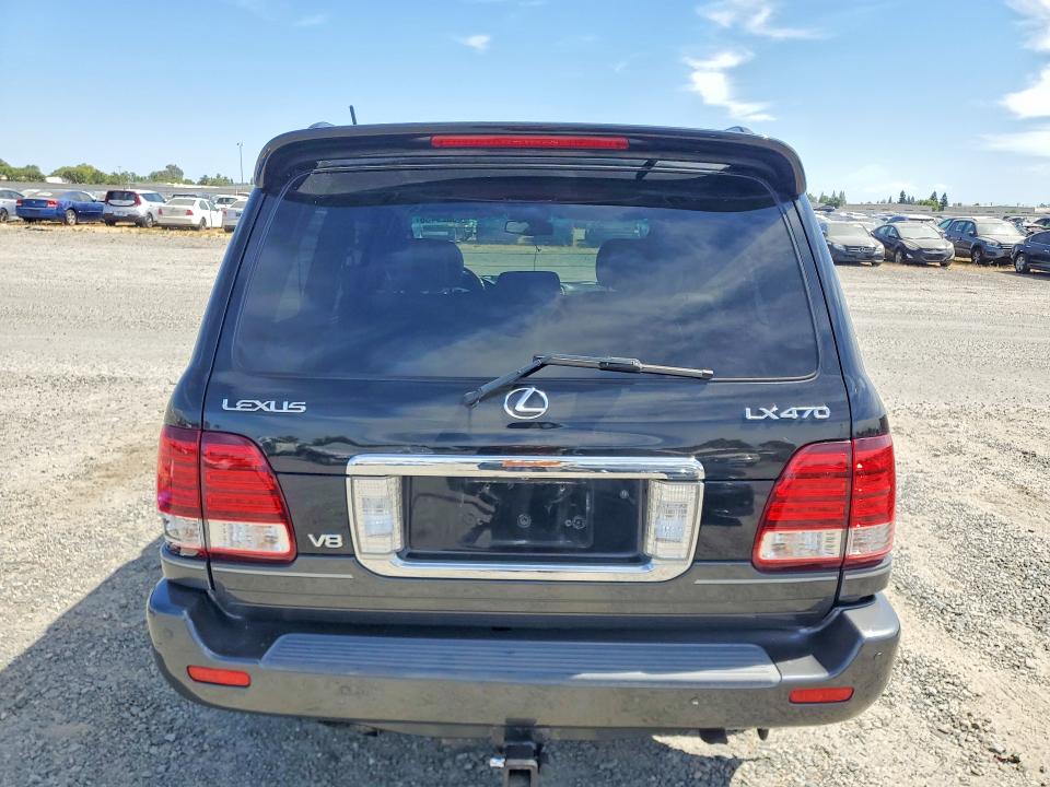 2007 Lexus Lx470 VIN JTJHT00W974028653 COPART salvage auction — WATER/FLOOD, AS, sold $5,100 on 2026-07-23 (photo 6)