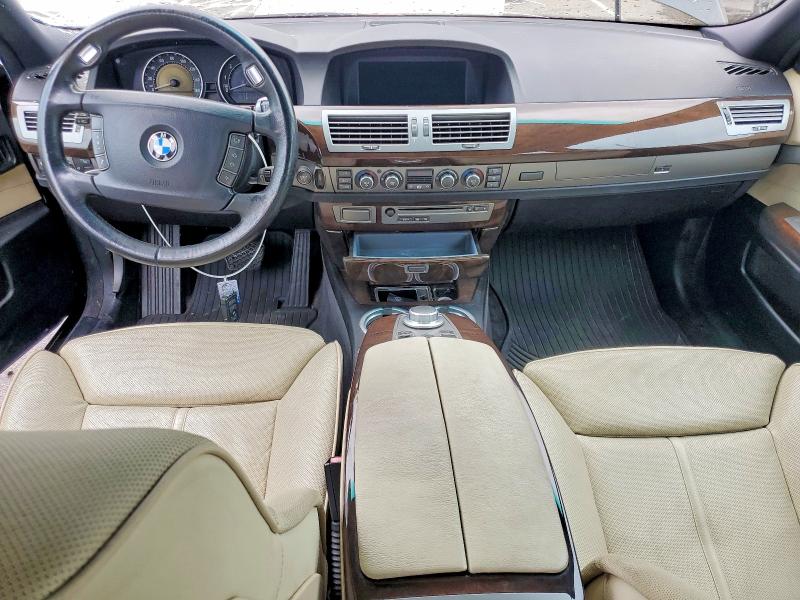 2008 BMW 7 series VIN WBAHN83538DT78549 COPART salvage auction — FRONT END, ST, sold $300 on 2026-07-17 (photo 8)