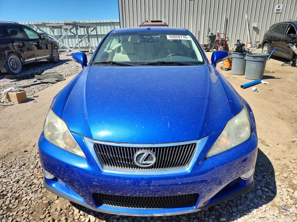 2010 Lexus Is VIN JTHFF2C2XA2502259 COPART salvage auction — REAR END, WI - CERTIFICATE OF TITLE, sold $450 on 2026-07-27 (photo 5)