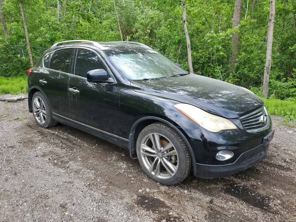 2012 Infiniti Ex35 VIN JN1AJ0HR4CM452621 COPART salvage auction — Burn Interior, ON - PERMIT IRREPAIRABLE, sold $300 on 2026-07-23 (photo 4)