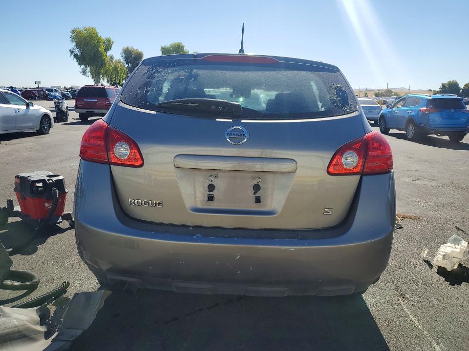 2009 Nissan Rogue VIN JN8AS58TX9W325182 COPART salvage auction — FRONT END, CA - SALVAGE CERTIFICATE, sold $275 on 2026-07-27 (photo 6)