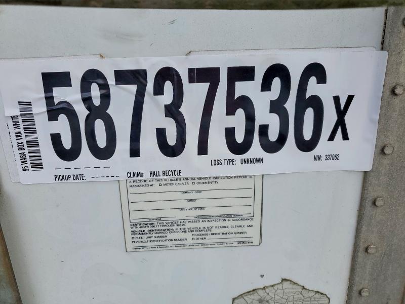 1995 Wabash Flatbed tr VIN 1JJV532Y0SL337062 COPART salvage auction — ROOF, BP, sold $50 on 2026-07-09 (photo 8)