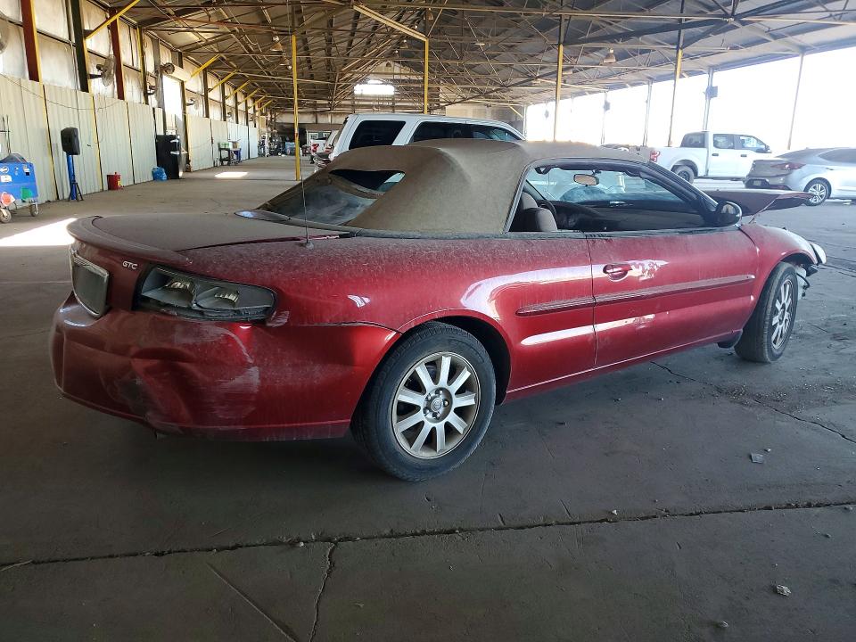 2004 Chrysler Sebring VIN 1C3EL75R14N269120 COPART salvage auction — FRONT END, Az - Certificate Of Title, sold $475 on 2026-07-29 (photo 3)