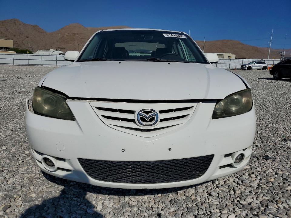 2005 Mazda Mazda3 VIN JM1BK323851238904 COPART salvage auction — FRONT END, Nv - Salvage Title, sold $400 on 2026-07-20 (photo 5)