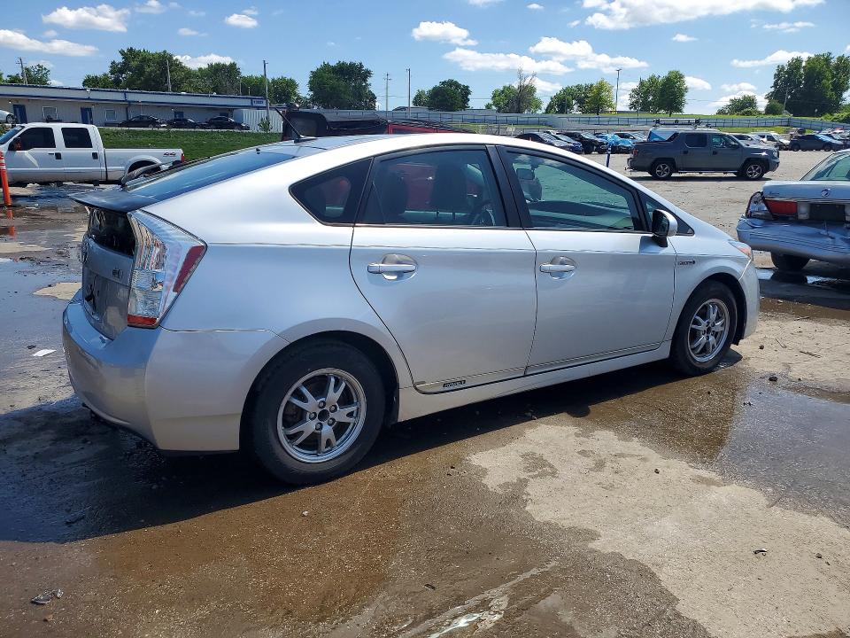 2011 Toyt Prius VIN JTDKN3DU5B5334488 COPART salvage auction — REAR END, MO - SALVAGE CERTIFICATE OF TITLE, sold $1,250 on 2026-07-24 (photo 3)