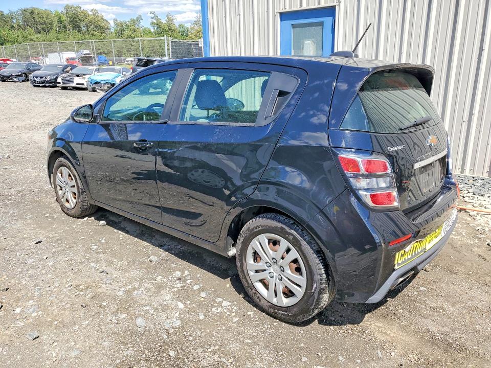 2019 Chevrolet SONIC VIN 1G1JG6SB6K4137000 COPART salvage auction — MINOR DENT/SCRATCHES, CT, sold $650 on 2026-07-09 (photo 2)