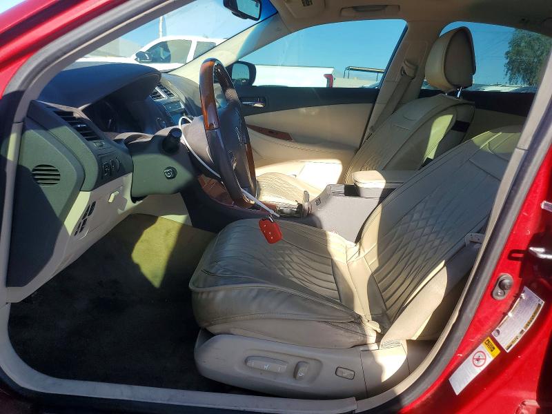 2010 Lexus ES350 VIN JTHBK1EG7A2376956 COPART salvage auction — FRONT END, Nv - Certificate Of Title, sold $1,300 on 2026-07-06 (photo 7)