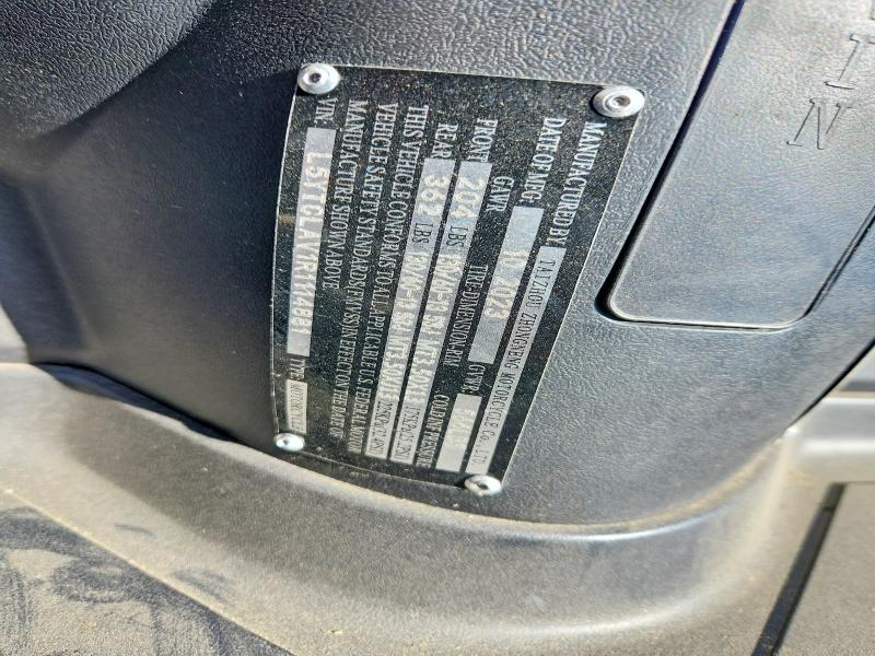 2024 Zhng All vehicl VIN L5YTCLAV1R1114881 COPART salvage auction — ALL OVER, MD - CERT OF SALVAGE > 75% DAMAGE, sold $100 on 2026-07-30 (photo 9)