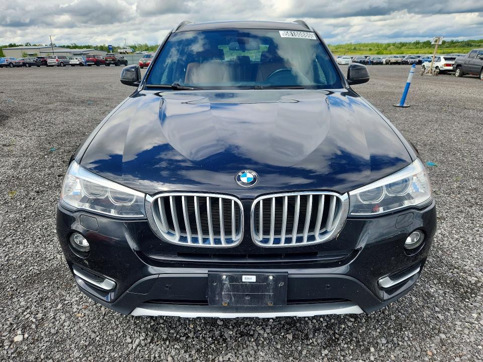 2017 BMW X3 VIN 5UXWX9C38H0T21715 COPART salvage auction — MINOR DENT/SCRATCHES, On - Permit No Brand - Unfit (P), sold $3,800 on 2026-07-29 (photo 5)