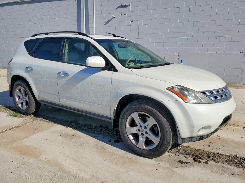 2004 Nissan Murano VIN JN8AZ08W84W343410 COPART salvage auction — REAR END, Wa - Vehicle Cert Of Ownership-Titl, sold $500 on 2026-07-31 (photo 4)