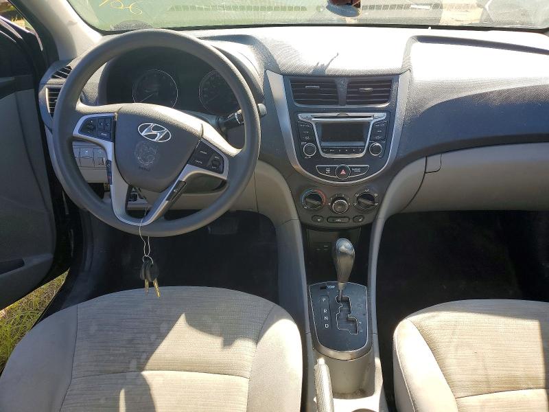2017 Hyundai Accent VIN KMHCT4AE0HU184040 COPART salvage auction — MINOR DENT/SCRATCHES, On - Permit No Brand - Unfit (P), sold $450 on 2026-07-29 (photo 8)
