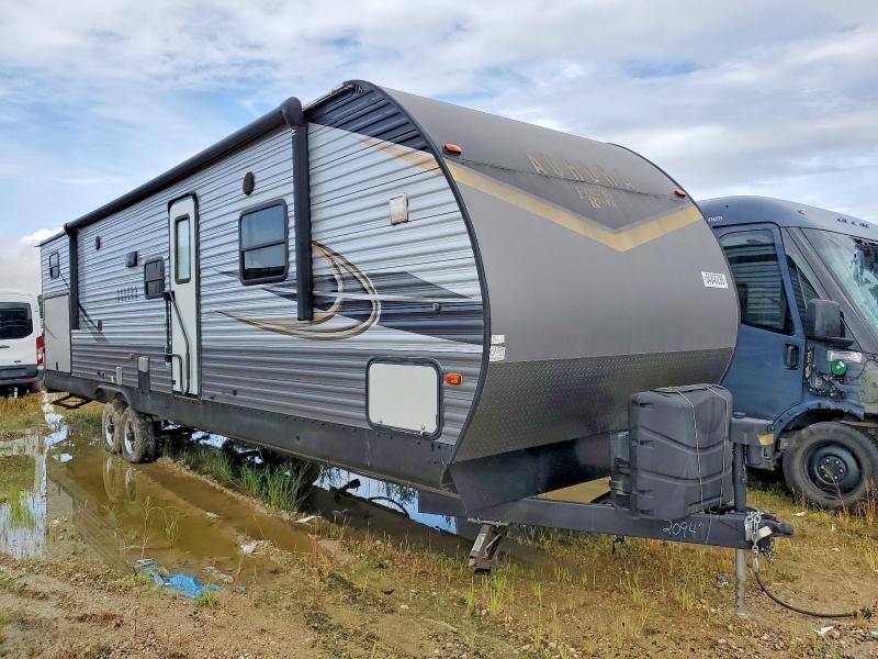 2021 Aide Trailers VIN 5ZT2ARZB3MX020947 COPART salvage auction — MINOR DENT/SCRATCHES, TX - SALVAGE TITLE-FLOOD DAMAGE, sold $3,200 on 2026-07-21 (photo 1)