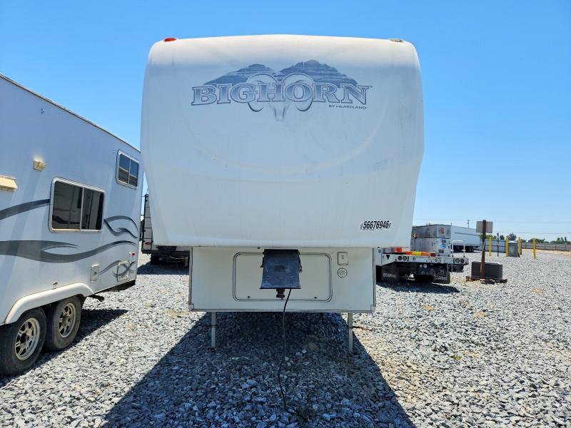 2006 Heartland big horn Unknown VIN 5SFGF35226E001118 COPART salvage auction — SIDE, CA - SALVAGE CERTIFICATE, sold $2,100 on 2026-07-09 (photo 9)