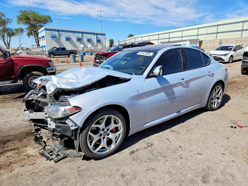 2022 Alfa romeo Giulia VIN ZARFANBN4N7666859 COPART salvage auction — FRONT END, Nm - Cert Of Title-Salvage, sold $250 on 2026-08-03 (photo 1)