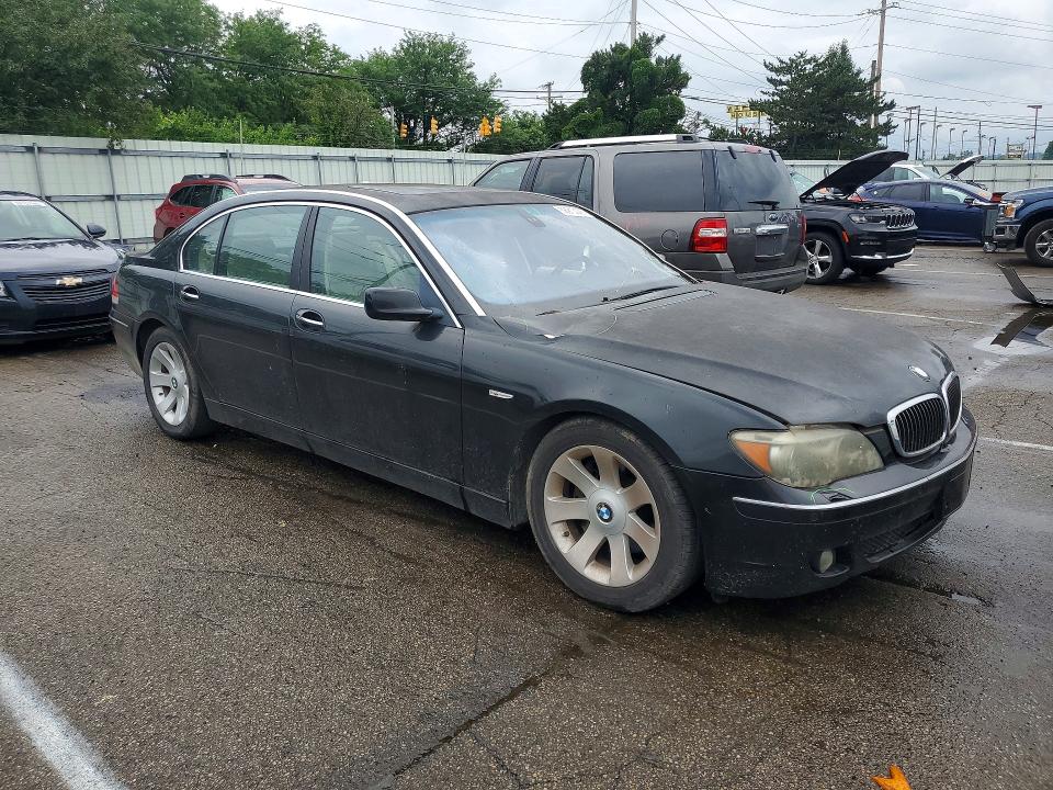 2008 BMW 7 series VIN WBAHN83538DT78549 COPART salvage auction — FRONT END, ST, sold $300 on 2026-07-17 (photo 4)
