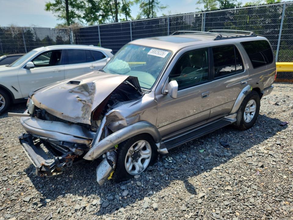 2002 Toyota 4runner VIN JT3HN86R620387914 COPART salvage auction — UNDERCARRIAGE, Md - Cert Of Salvage > 75% Damage, sold $750 on 2026-07-31 (photo 1)