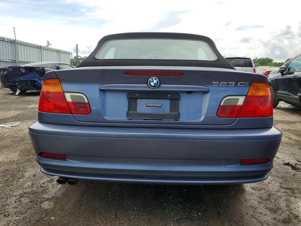 2000 BMW 3 series VIN WBABR3341YEA82186 COPART salvage auction — NORMAL WEAR, In - Cert Of Title-Salvage Title, sold $675 on 2026-08-03 (photo 6)