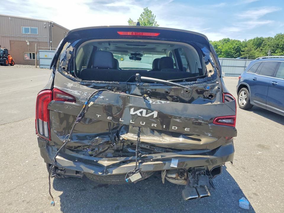 2025 Kia Telluride VIN 5XYP6DGC5SG687817 COPART salvage auction — FRONT END, Fl - Certificate Of Destruction, sold $8,700 on 2026-07-22 (photo 6)