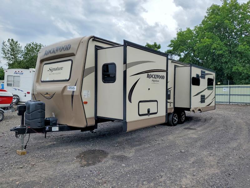2017 Rockwood Travel tra VIN 4X4TRLJ21H1873082 COPART salvage auction — NORMAL WEAR, NY - CERT OF TITLE-REBUILT SALVAGE, sold $8,900 on 2026-07-20 (photo 2)