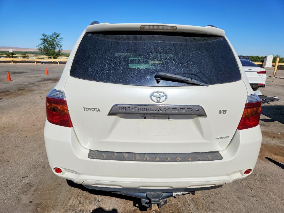 2008 Toyota Highlander VIN JTEES43A382106899 COPART salvage auction — FRONT END, Nm - Cert Of Title-Salvage, sold $950 on 2026-07-20 (photo 6)
