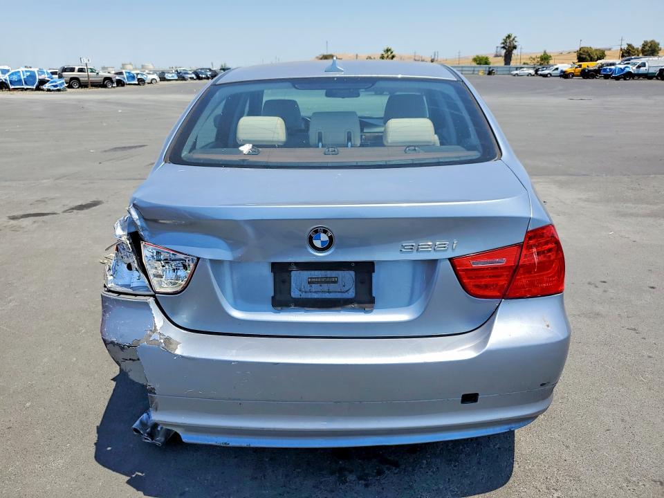 2011 BMW 3 series VIN WBAPK5G58BNN26547 COPART salvage auction — REAR END, SC, sold $175 on 2026-07-27 (photo 6)