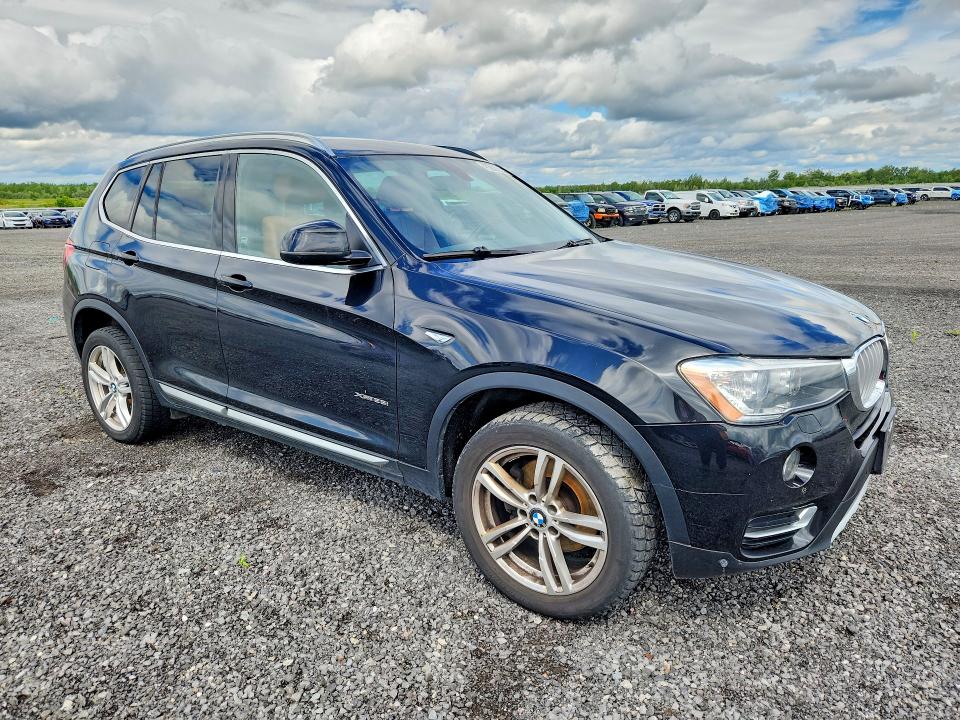 2017 BMW X3 VIN 5UXWX9C38H0T21715 COPART salvage auction — MINOR DENT/SCRATCHES, On - Permit No Brand - Unfit (P), sold $3,800 on 2026-07-29 (photo 4)