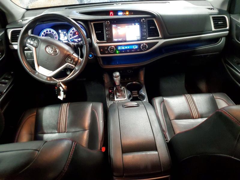 2019 Toyota Highlander VIN 5TDJZRFH8KS617223 COPART salvage auction — MINOR DENT/SCRATCHES, IA - CERTIFICATE OF TITLE, sold $13,600 on 2026-07-23 (photo 8)