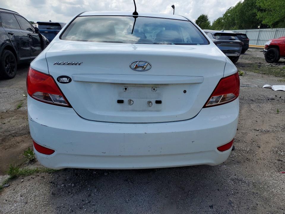 2015 Hyundai Accent VIN KMHCT4AE3FU919235 COPART salvage auction — SIDE, In - Cert Of Title-Salvage Title, sold $450 on 2026-07-13 (photo 6)