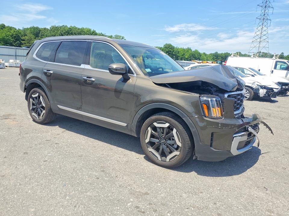 2025 Kia Telluride VIN 5XYP6DGC5SG687817 COPART salvage auction — FRONT END, Fl - Certificate Of Destruction, sold $8,700 on 2026-07-22 (photo 4)