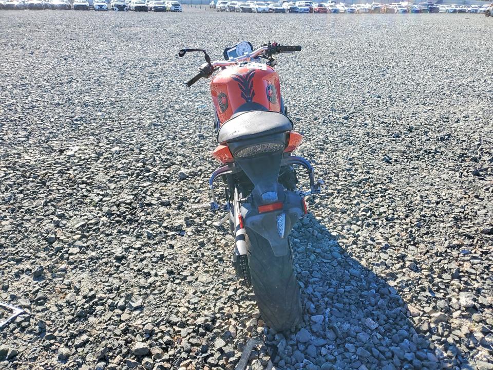 2008 Triumph motorcycle Speedtripl VIN SMT500PK68J350074 COPART salvage auction — REAR END, CA - SALVAGE CERTIFICATE, sold $375 on 2026-07-02 (photo 4)