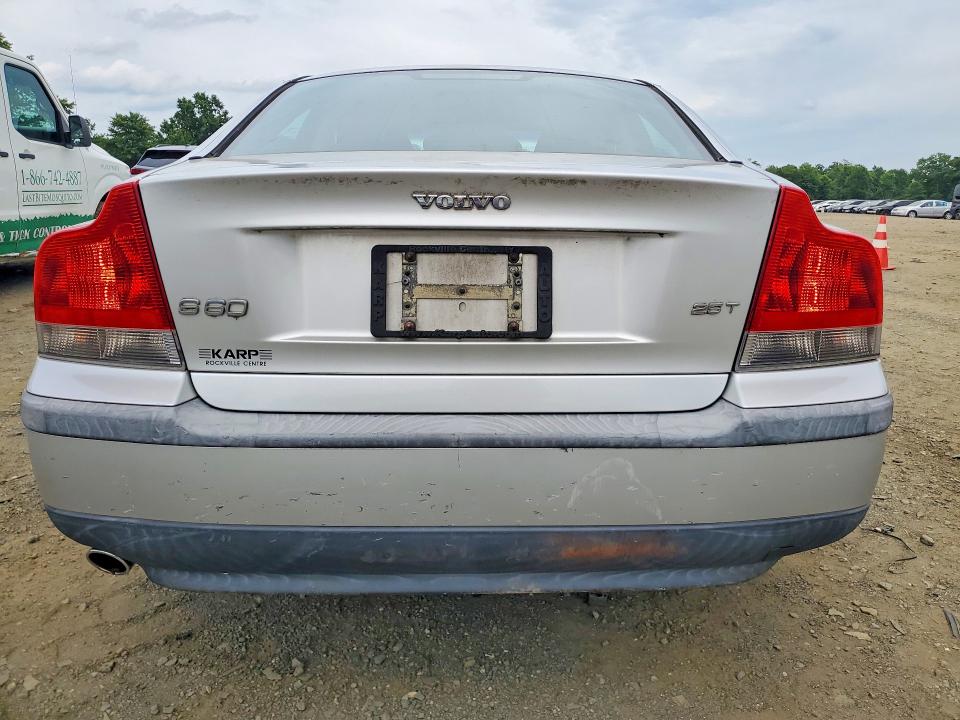 2004 Volvo S60 VIN YV1RS59VX42339169 COPART salvage auction — MECHANICAL, Nj - Certificate Of Title, sold $450 on 2026-07-06 (photo 6)