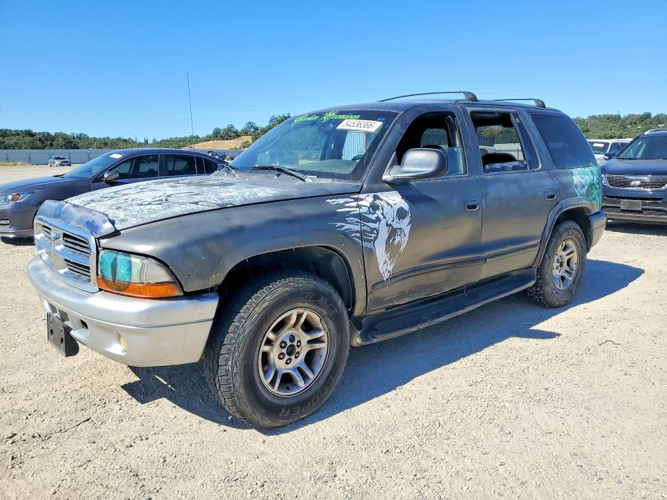 2002 Dodge Durango VIN 1B4HS58Z22F165283 COPART salvage auction — SIDE, SC, sold $50 on 2026-07-10 (photo 1)