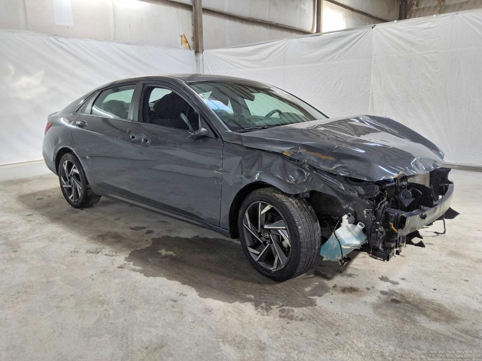 2025 Hyundai Elantra VIN KMHLM4DG7SU023217 COPART salvage auction — FRONT END, Nc - Dlr Only-Clean/Over 25% Damage, sold $4,350 on 2026-07-30 (photo 4)