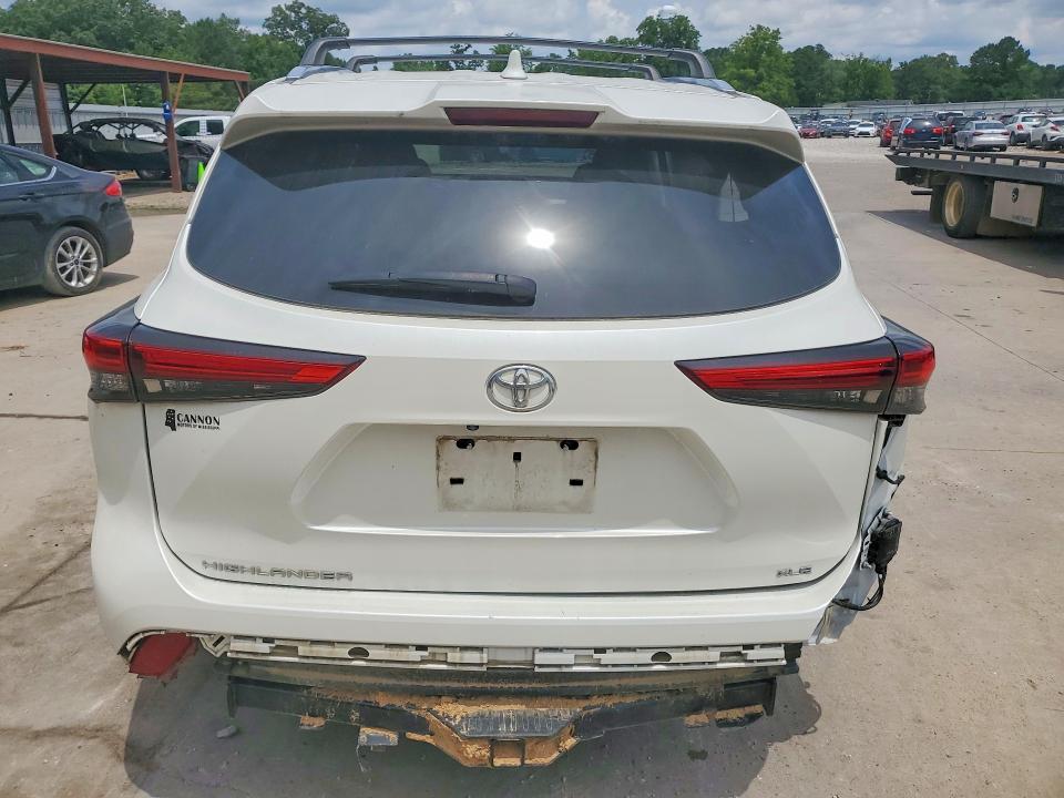 2021 Toyota Highlander VIN 5TDGZRAH2MS063567 COPART salvage auction — UNDERCARRIAGE, Ms - Certificate Of Title, sold $14,600 on 2026-07-02 (photo 6)