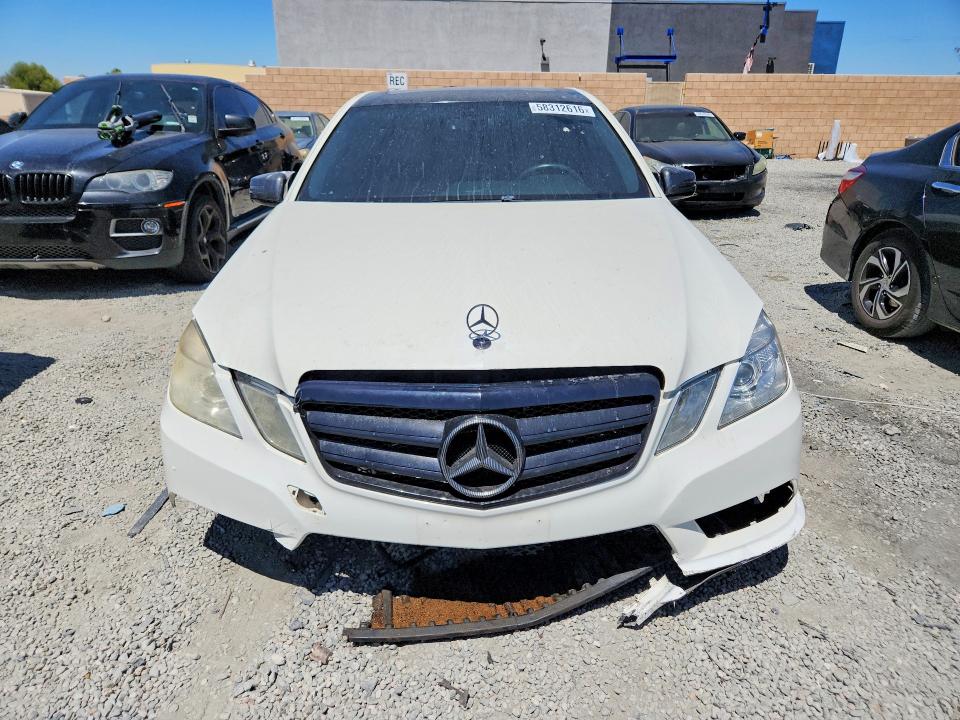 2010 Mercedes-benz E-class VIN WDDHF5GB1AA163781 COPART salvage auction — UNDERCARRIAGE, DV, sold $900 on 2026-08-12 (photo 5)