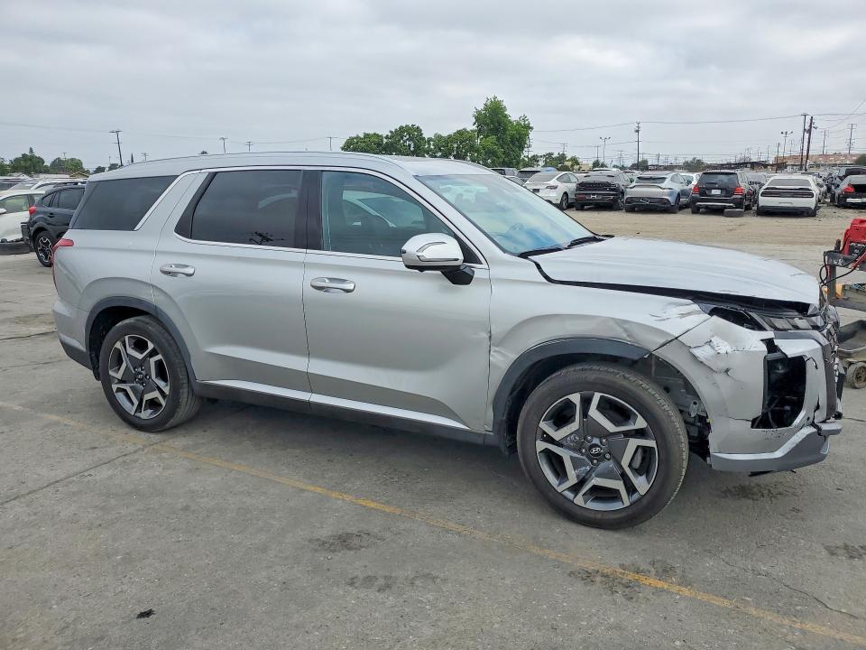 2023 Hyundai Palisade VIN KM8R44GE0PU566808 COPART salvage auction — FRONT END, Ca - Salvage Certificate (P), sold $11,500 on 2026-08-01 (photo 4)