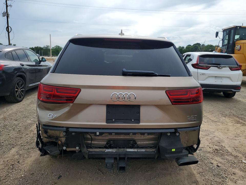 2018 Audi Q7 VIN WA1VAAF78JD037542 COPART salvage auction — REAR END, Al - Cert Of Title-Salvage Title, sold $10,100 on 2026-07-07 (photo 6)