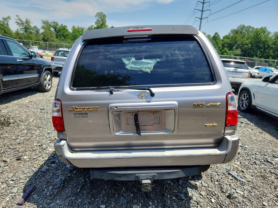 2002 Toyota 4runner VIN JT3HN86R620387914 COPART salvage auction — UNDERCARRIAGE, Md - Cert Of Salvage > 75% Damage, sold $750 on 2026-07-31 (photo 6)