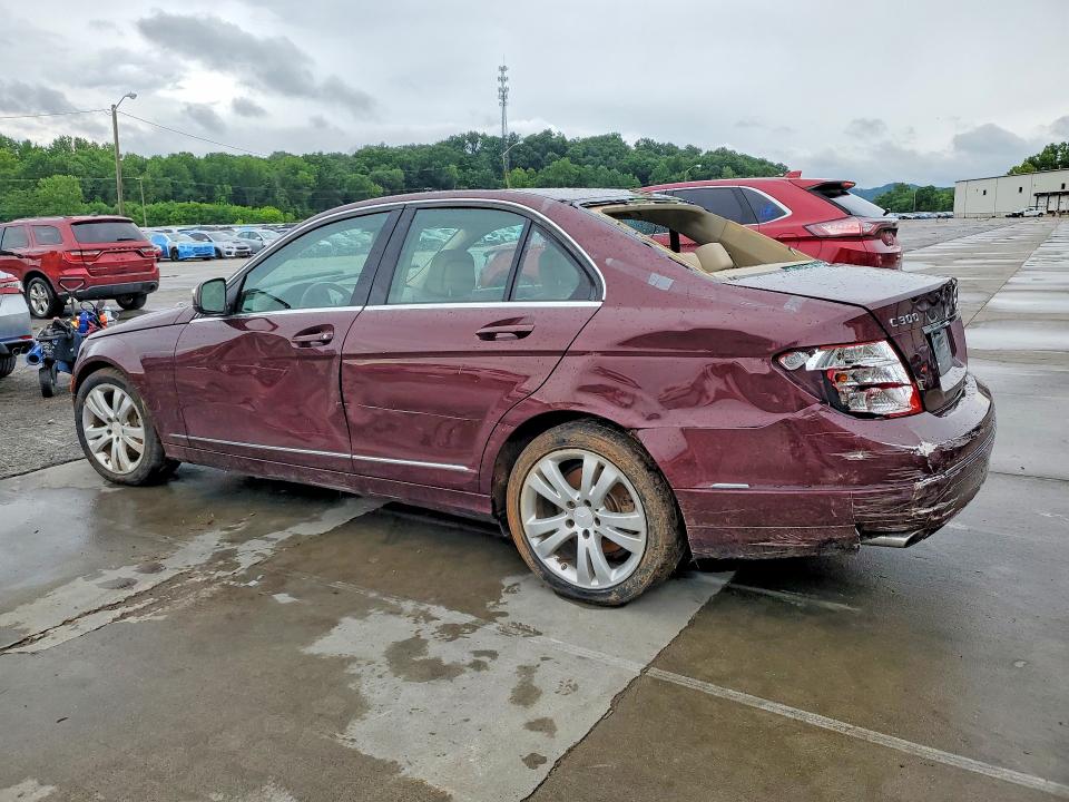 2009 Mercedes-benz C class VIN WDDGF54X69R072112 COPART salvage auction — REAR END, IN - CERT OF TITLE-SALVAGE TITLE, sold $275 on 2026-08-27 (photo 2)