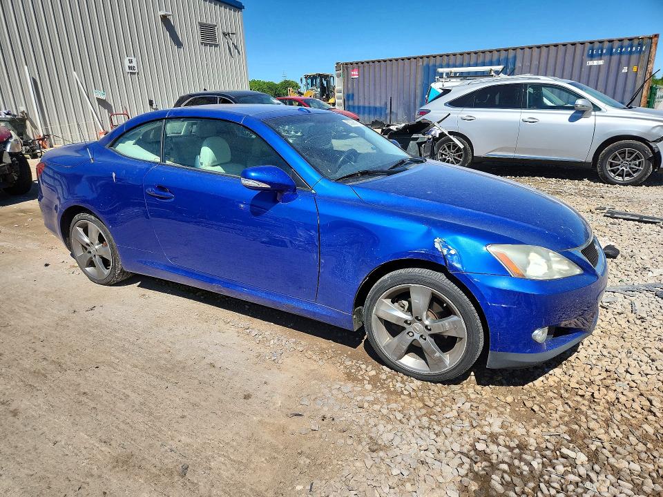2010 Lexus Is VIN JTHFF2C2XA2502259 COPART salvage auction — REAR END, WI - CERTIFICATE OF TITLE, sold $450 on 2026-07-27 (photo 4)