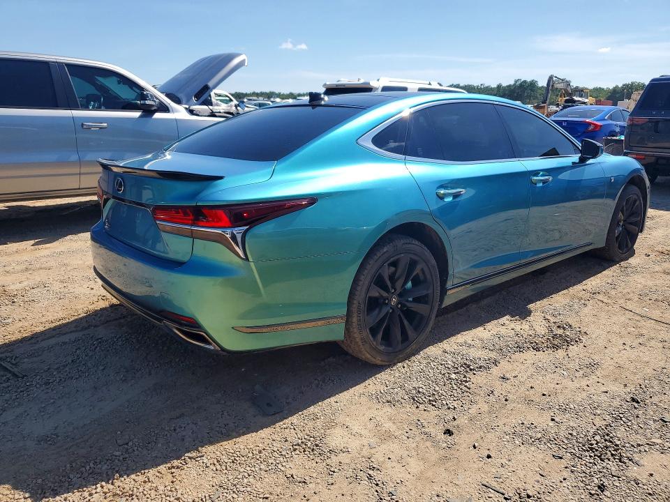 2018 Lexus Ls500 VIN JTHB51FF8J5000455 COPART salvage auction — NORMAL WEAR, Tx - Certificate Of Title, sold $28,250 on 2026-07-07 (photo 3)