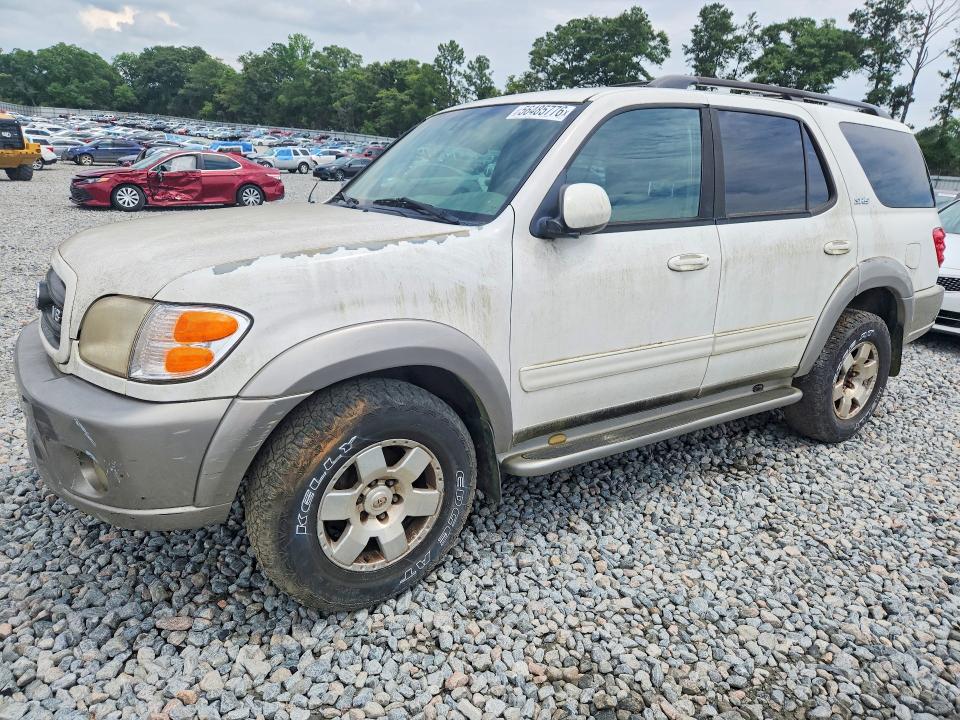 2003 Toyota Sequoia VIN 5TDZT34A93S142609 COPART salvage auction — FRONT END, Mt - Certificate Of Title, sold $525 on 2026-07-30 (photo 1)