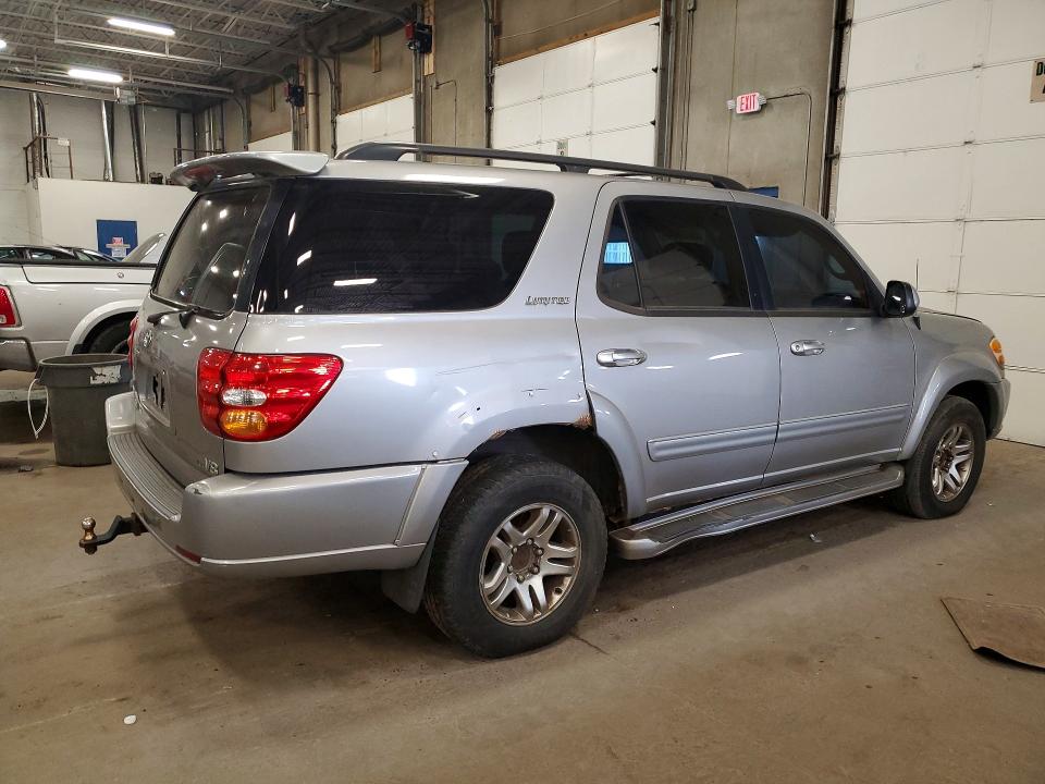 2003 Toyota Sequoia VIN 5TDZT38A13S140430 COPART salvage auction — MINOR DENT/SCRATCHES, Mn - Certificate Of Title, sold $675 on 2026-07-07 (photo 3)