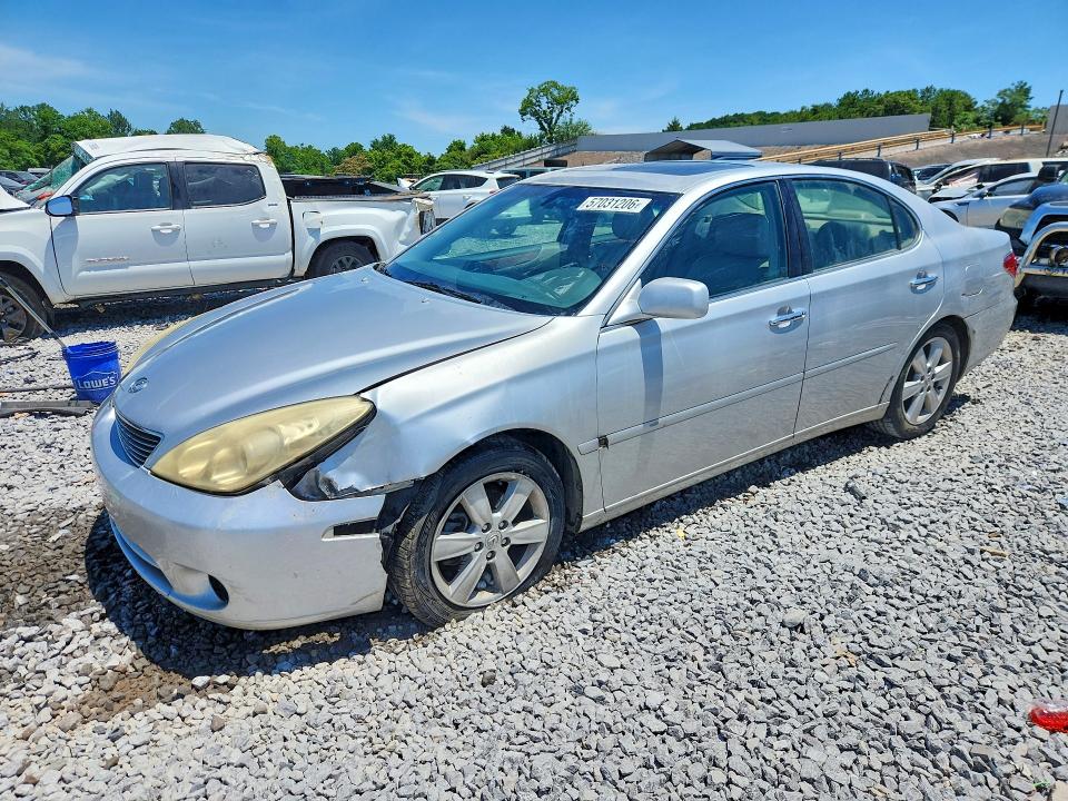 2005 Lexus Es330 VIN JTHBA30G555096432 COPART salvage auction — FRONT END, Al - Cert Of Title-Salvage Title, sold $825 on 2026-07-28 (photo 1)
