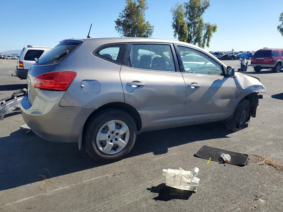 2009 Nissan Rogue VIN JN8AS58TX9W325182 COPART salvage auction — FRONT END, CA - SALVAGE CERTIFICATE, sold $275 on 2026-07-27 (photo 3)