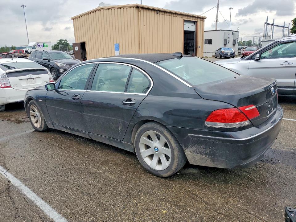 2008 BMW 7 series VIN WBAHN83538DT78549 COPART salvage auction — FRONT END, ST, sold $300 on 2026-07-17 (photo 2)