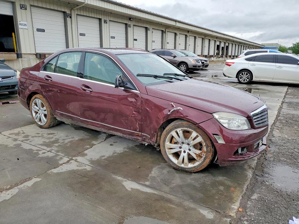 2009 Mercedes-benz C class VIN WDDGF54X69R072112 COPART salvage auction — REAR END, IN - CERT OF TITLE-SALVAGE TITLE, sold $275 on 2026-08-27 (photo 4)